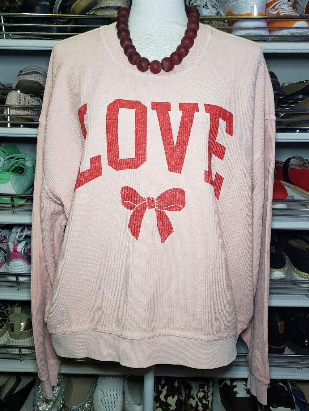 Oat Collective "Love Bow" Graphic Sweatshirt - Picture 2 of 8